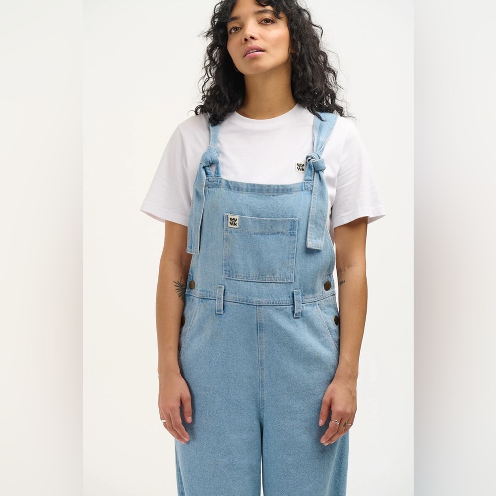 Lucy & Yak organic denim Easton overalls 12 Tall